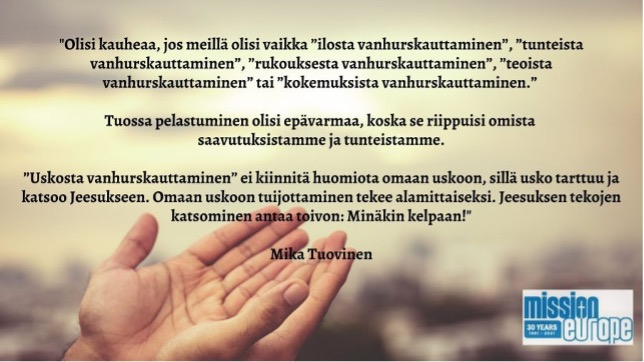 Read more about the article Lyhyesti uskosta