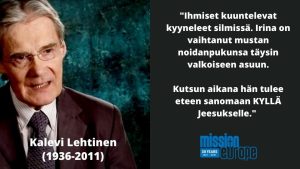 Read more about the article Evankeliumin muuttava voima (Irinan kertomus)