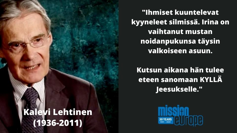 Read more about the article Evankeliumin muuttava voima (Irinan kertomus)